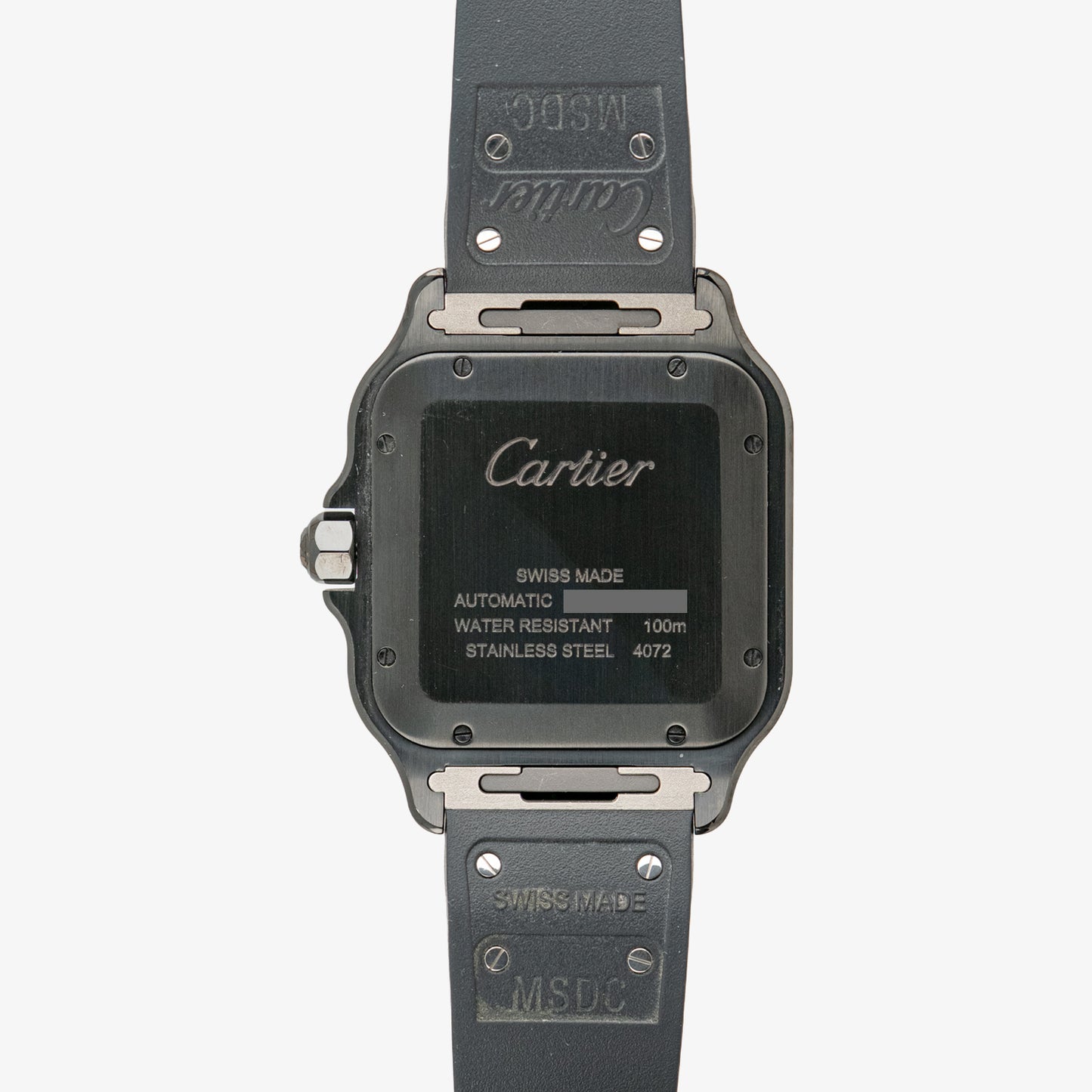 Cartier Santos de Cartier Automatic Black Dial Steel 39.8mm