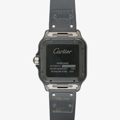 Cartier Santos de Cartier Automatic Black Dial Steel 39.8mm