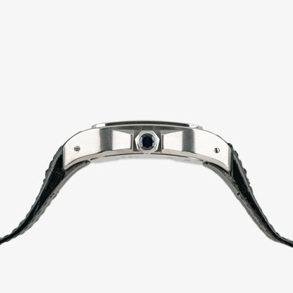 Cartier Santos 100 Automatic Silver Dial Steel 38mm