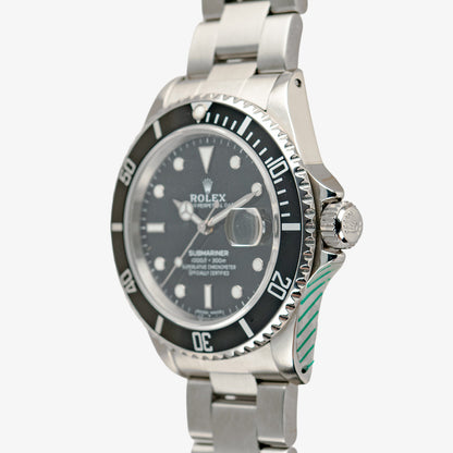 Rolex Submariner Date 16610 Black Automatic 40mm