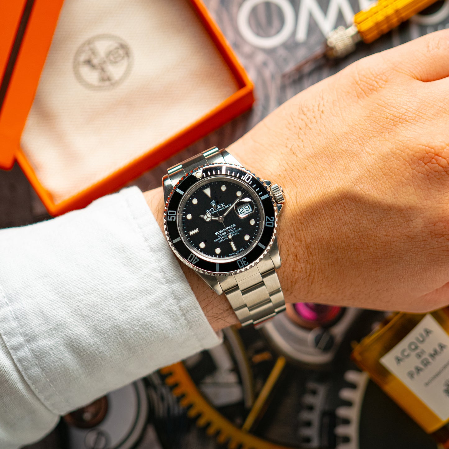 Rolex Submariner Date 16610 Black Automatic 40mm