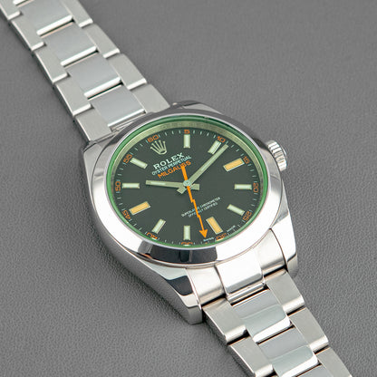 Rolex Milgauss 116400GV Automatic Green Sapphire 40mm
