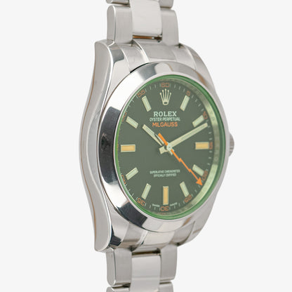 Rolex Milgauss 116400GV Automatic Green Sapphire 40mm