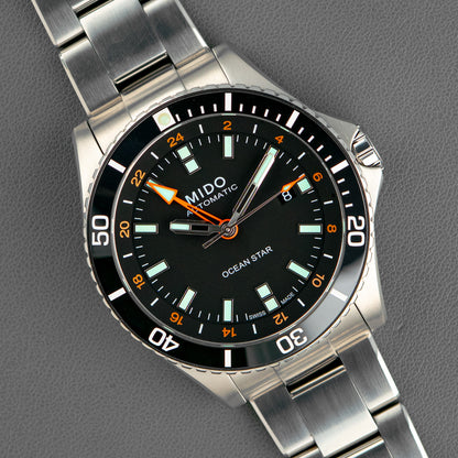 Mido Ocean Star GMT Automatic Black Dial 44mm