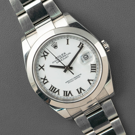 Rolex Datejust 126300 Roman White Dial 41mm