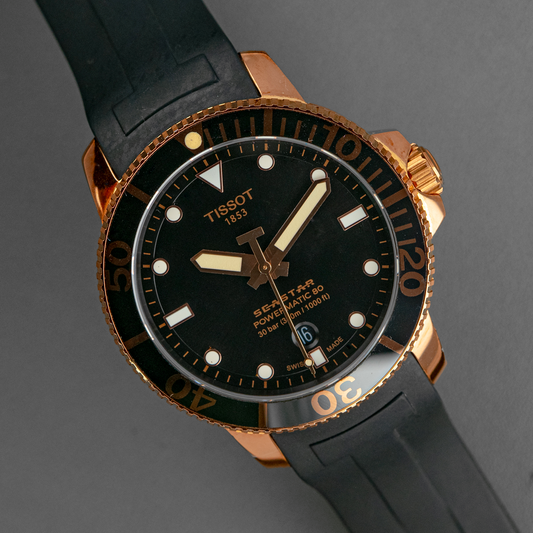 Tissot Seastar 1000 Powermatic 80 Black Dial 43mm