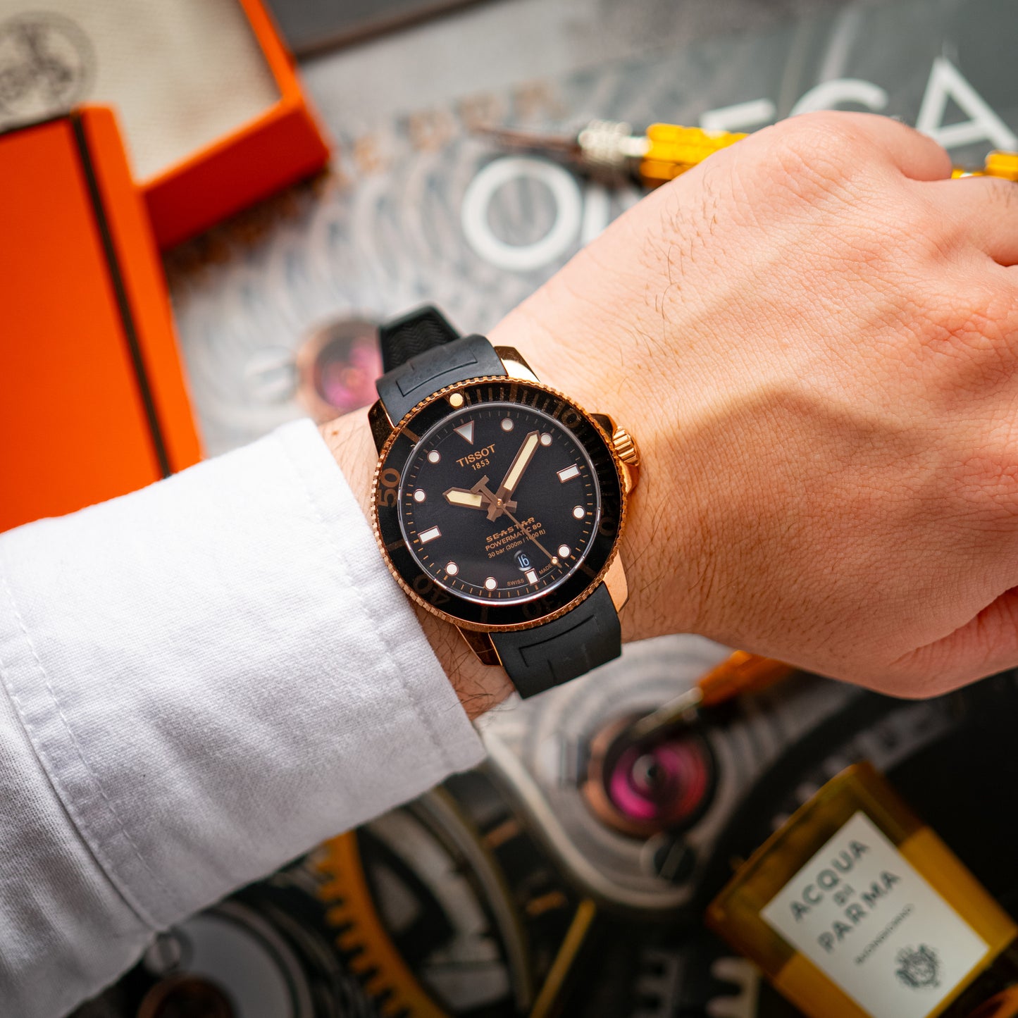 Tissot Seastar 1000 Powermatic 80 Black Dial 43mm