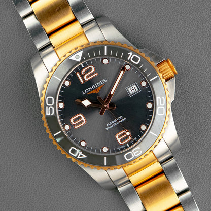 Longines HydroConquest Automatic Two-Tone Grey Dial 41mm