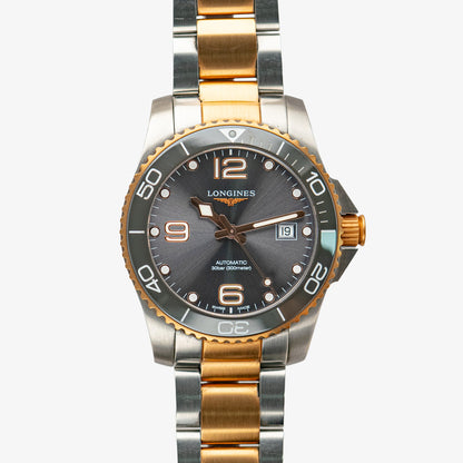 Longines HydroConquest Automatic Two-Tone Grey Dial 41mm