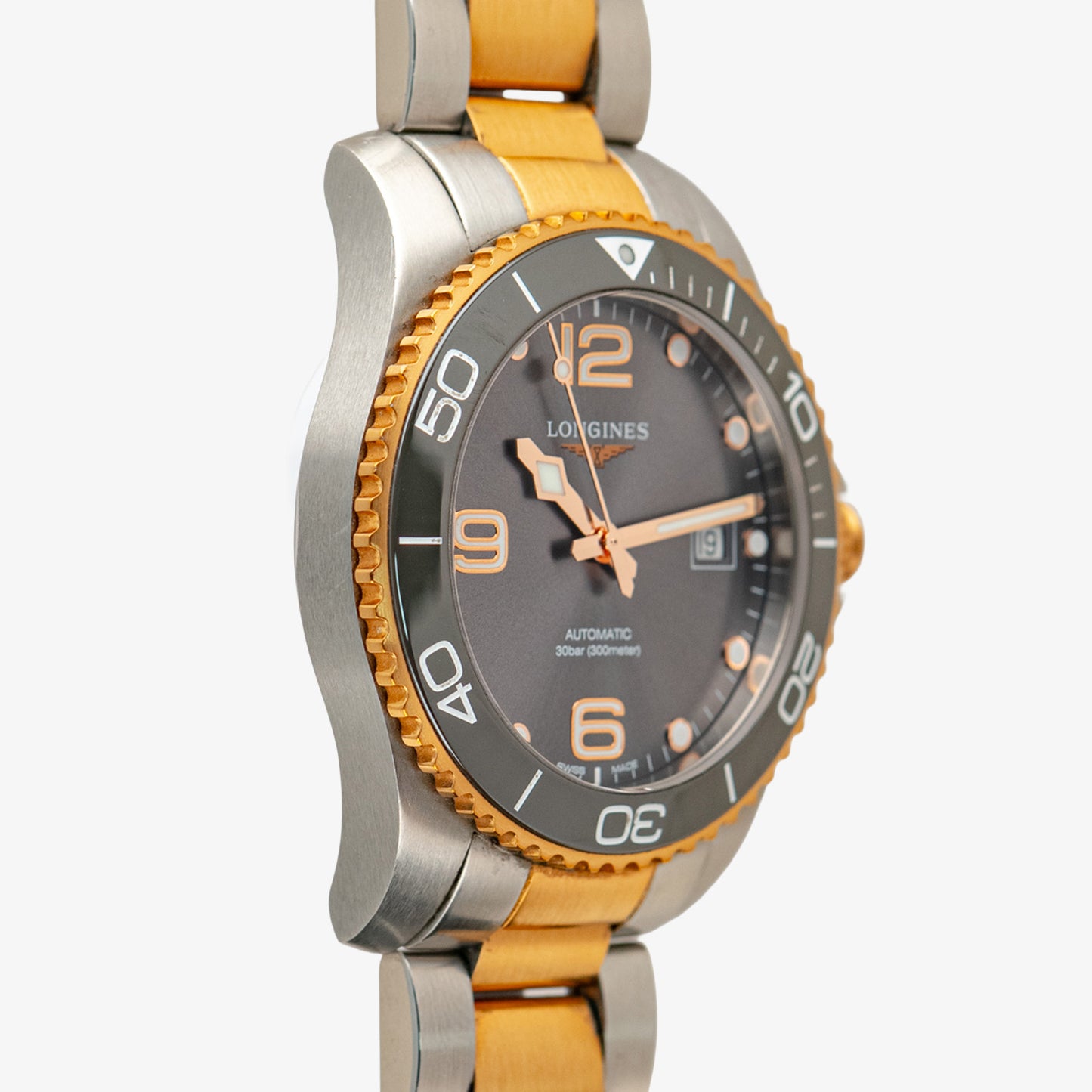 Longines HydroConquest Automatic Two-Tone Grey Dial 41mm