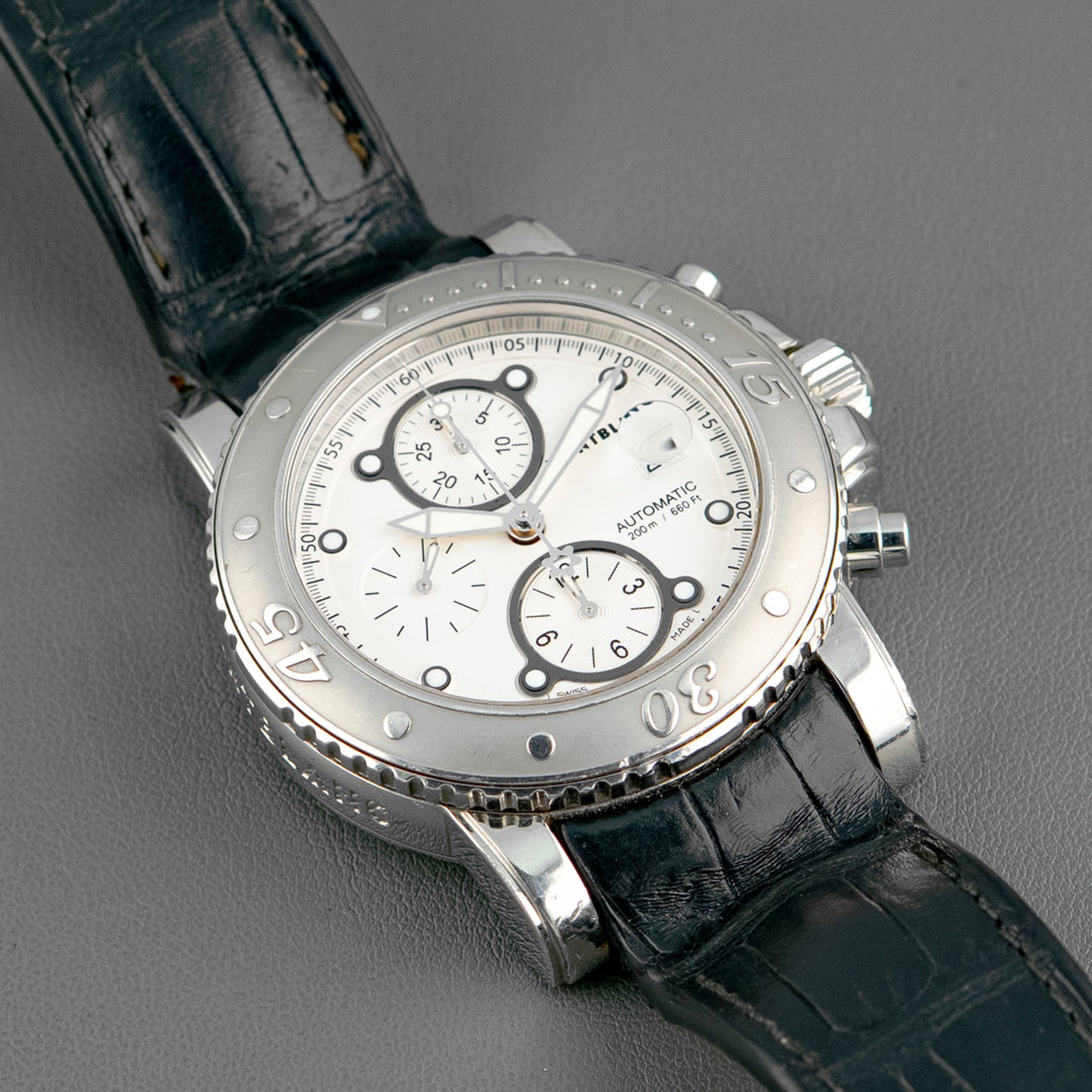 Montblanc Sport Automatic Chronograph Silver Dial 44mm