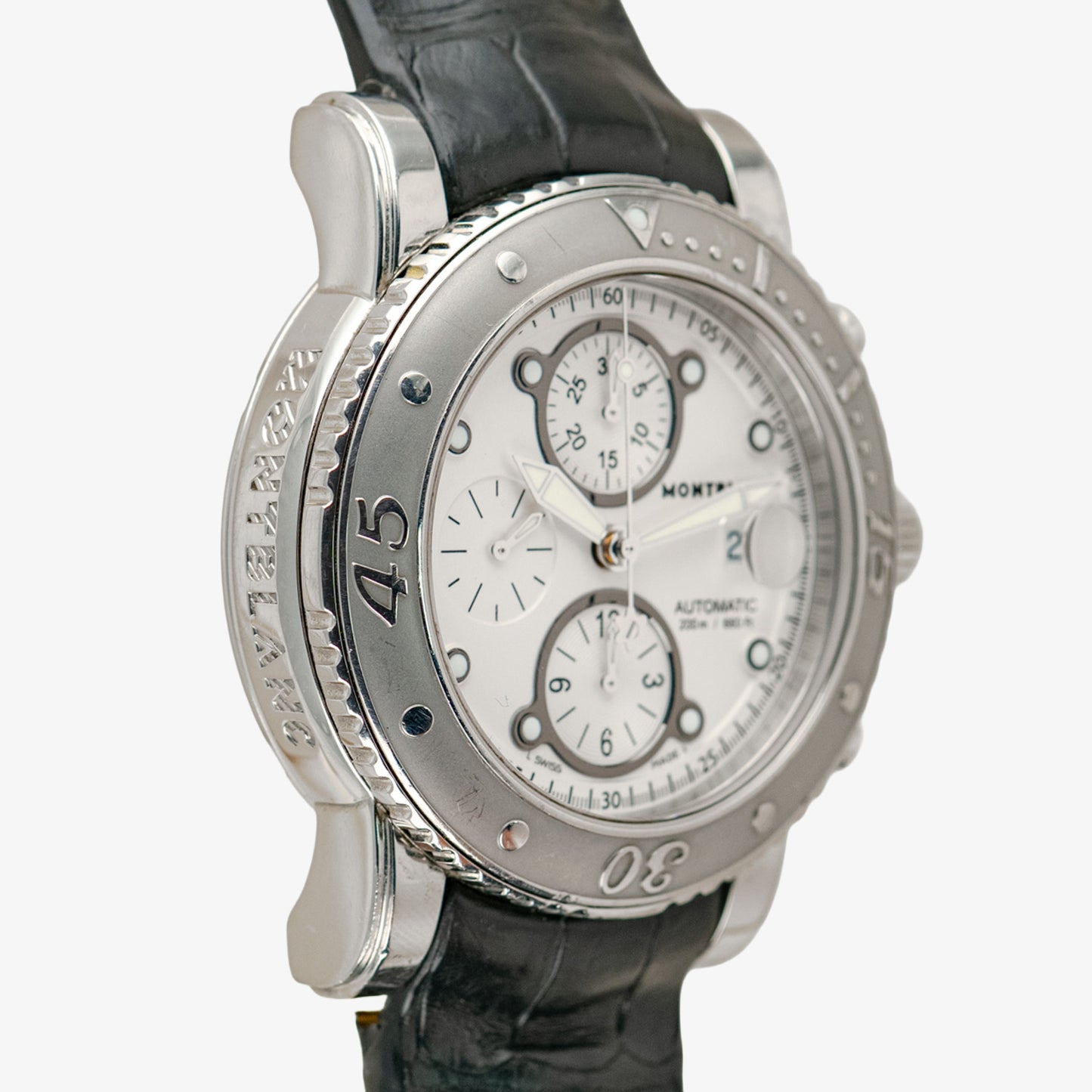 Montblanc Sport Automatic Chronograph Silver Dial 44mm