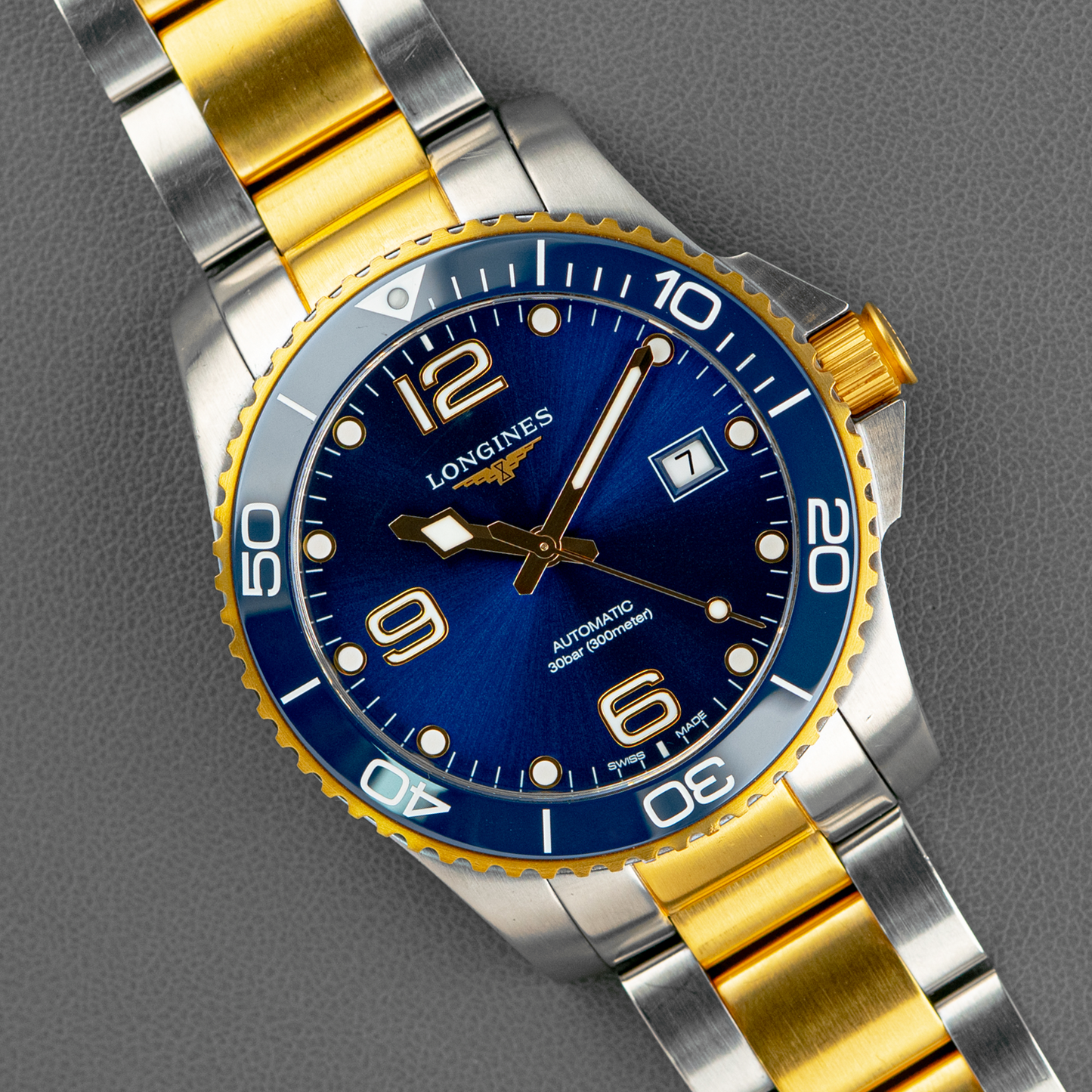 Longines HydroConquest Automatic Two-Tone Blue Dial 41mm