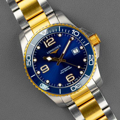 Longines HydroConquest Automatic Two-Tone Blue Dial 41mm