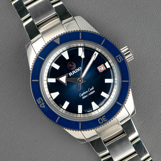 Rado Captain Cook Automatic Blue Dial 42mm