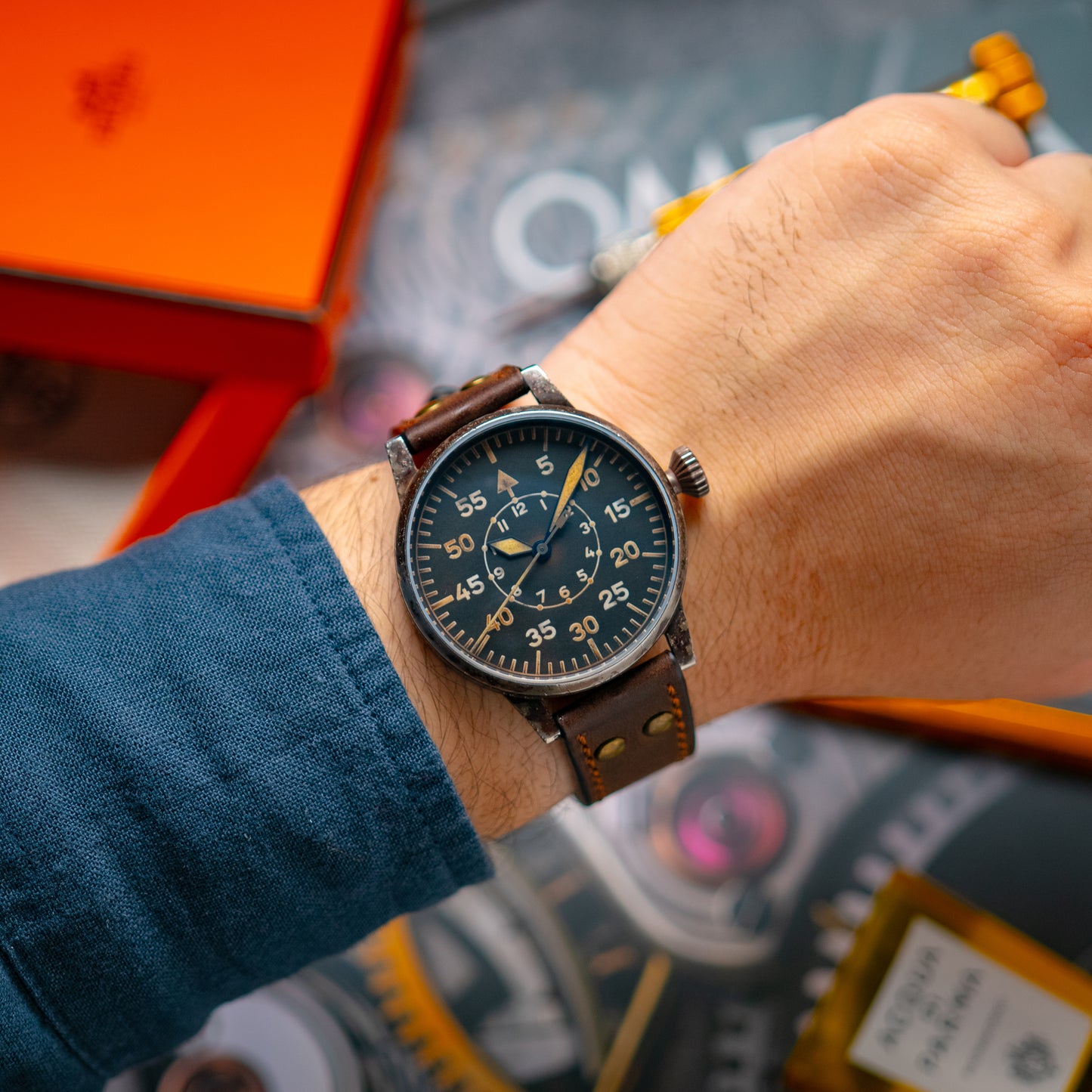 Laco Fliegeruhr Original Paderborn Erbstück Automatic 42mm