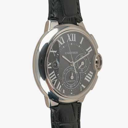 Cartier Ballon Bleu Automatic Chronograph Black Dial 44mm