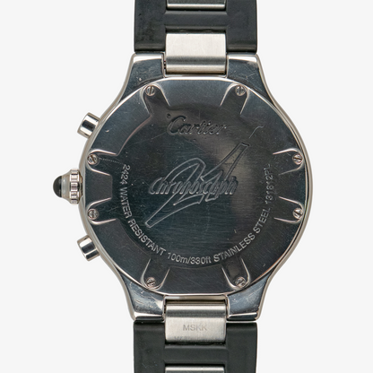 Cartier Ballon Bleu Automatic Chronograph Black Dial 44mm