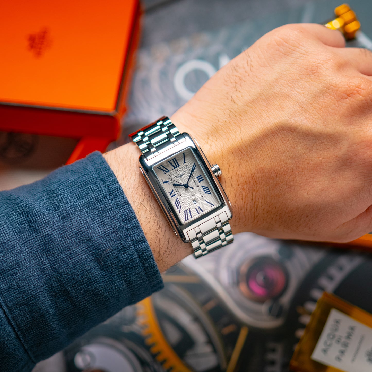 Longines DolceVita Quartz Date Silver Dial 28mm