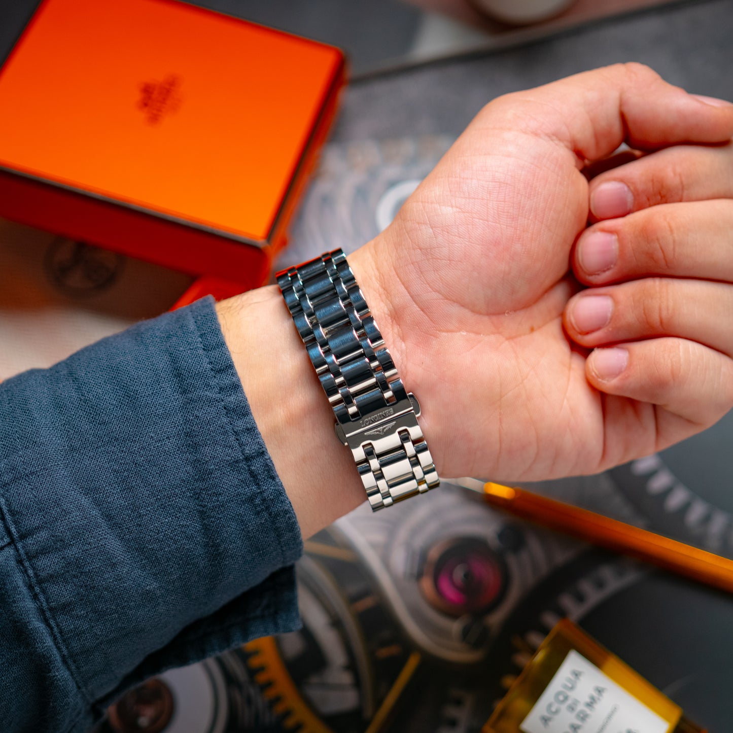 Longines DolceVita Quartz Date Silver Dial 28mm