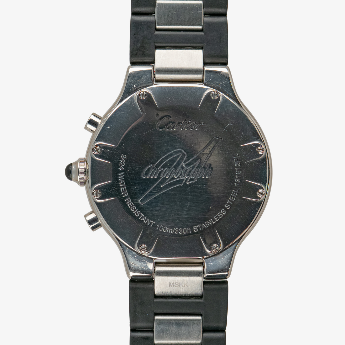Cartier Must 21 Chronoscaph Quartz Steel & Rubber 38mm