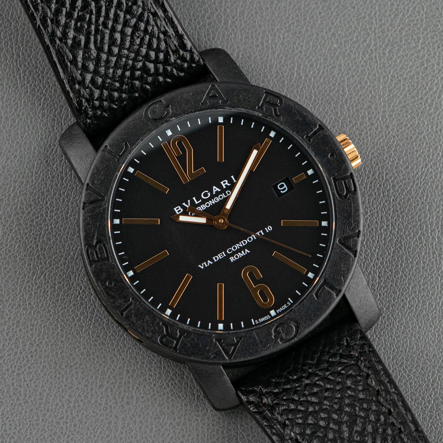 Bvlgari Bvlgari Carbongold Automatic Black 40mm