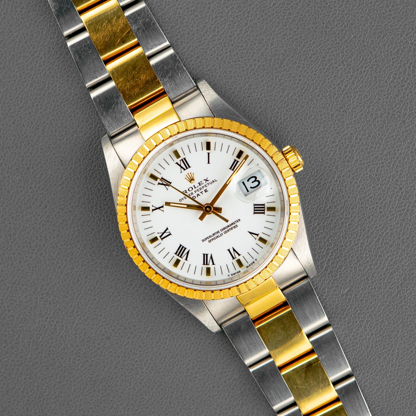 Rolex Oyster Perpetual Date 15223 Steel & Yellow Gold 34mm