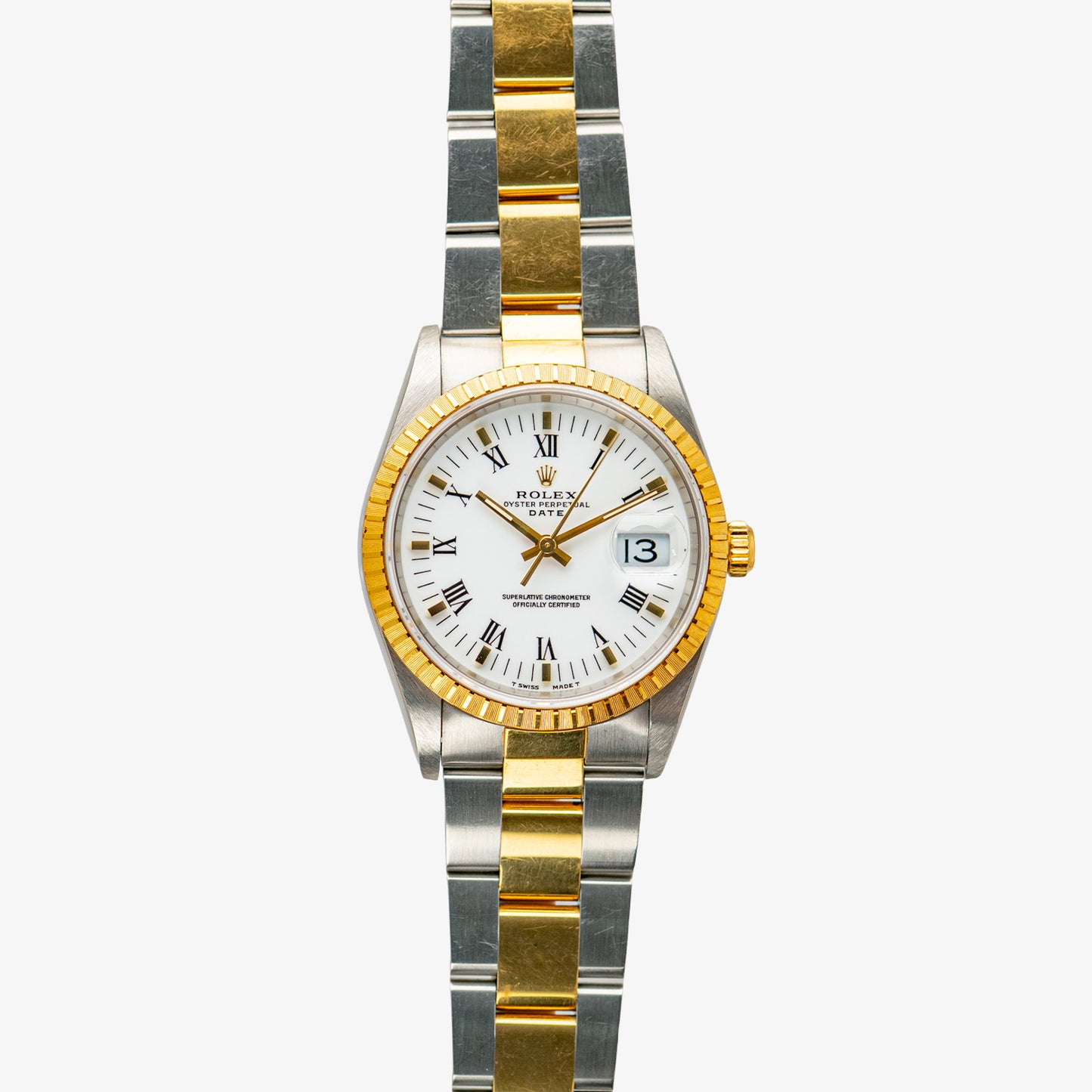 Rolex Oyster Perpetual Date 15223 Steel & Yellow Gold 34mm