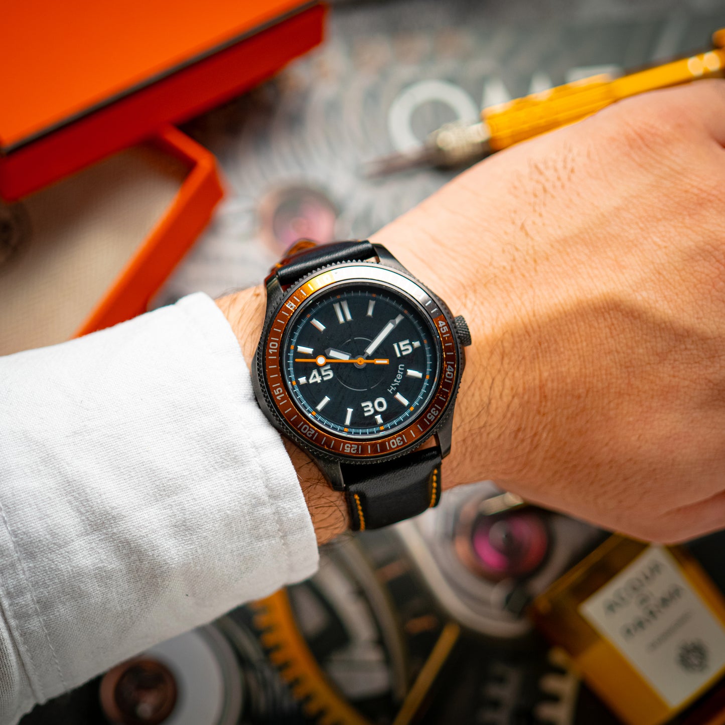 H.Stern ID Futbol Quartz Black Dial 42mm