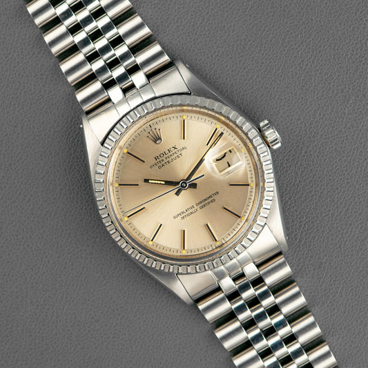 Rolex Datejust 1601 Automatic Silver Pie-Pan Dial 36mm