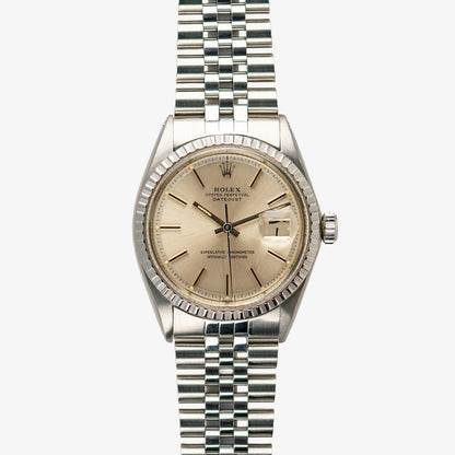 Rolex Datejust 1601 Automatic Silver Pie-Pan Dial 36mm