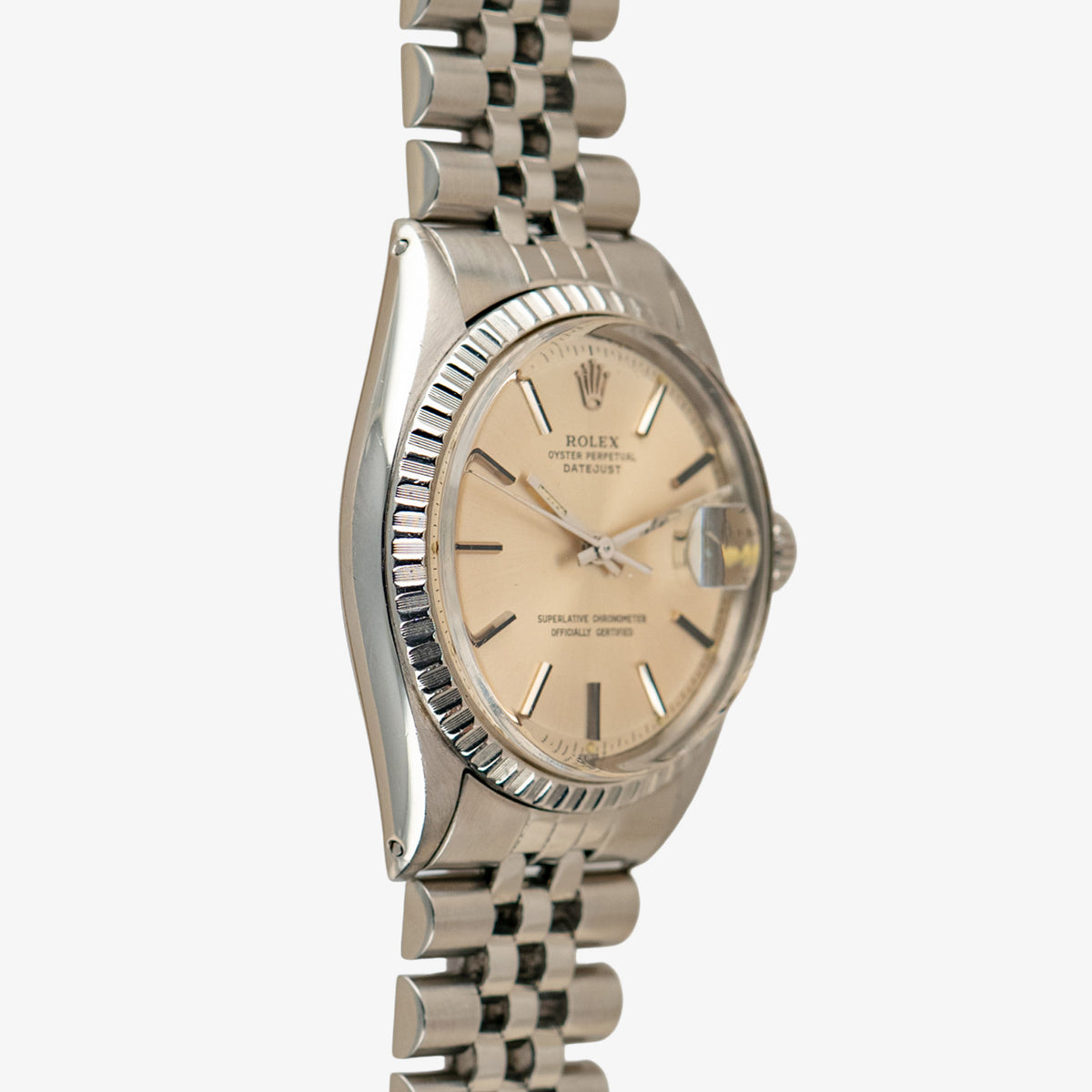 Rolex Datejust 1601 Automatic Silver Pie-Pan Dial 36mm