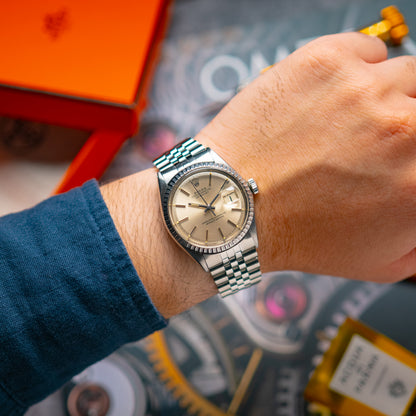 Rolex Datejust 1601 Automatic Silver Pie-Pan Dial 36mm