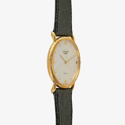 Longines Présence Quartz Mother of Pearl Gold Plated 33mm
