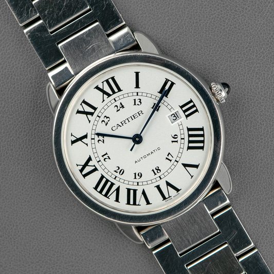 Cartier Ronde Solo XL Automatic Date White Dial 42mm