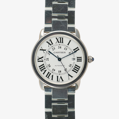 Cartier Ronde Solo XL Automatic Date White Dial 42mm