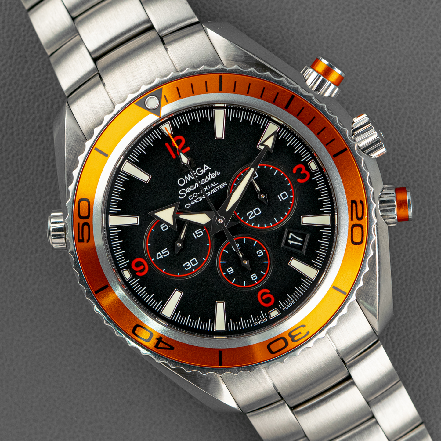 Omega Seamaster Planet Ocean Chronograph Black 45.5mm