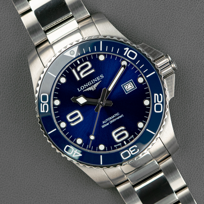Longines HydroConquest Automatic Ceramic Blue Dial 43mm