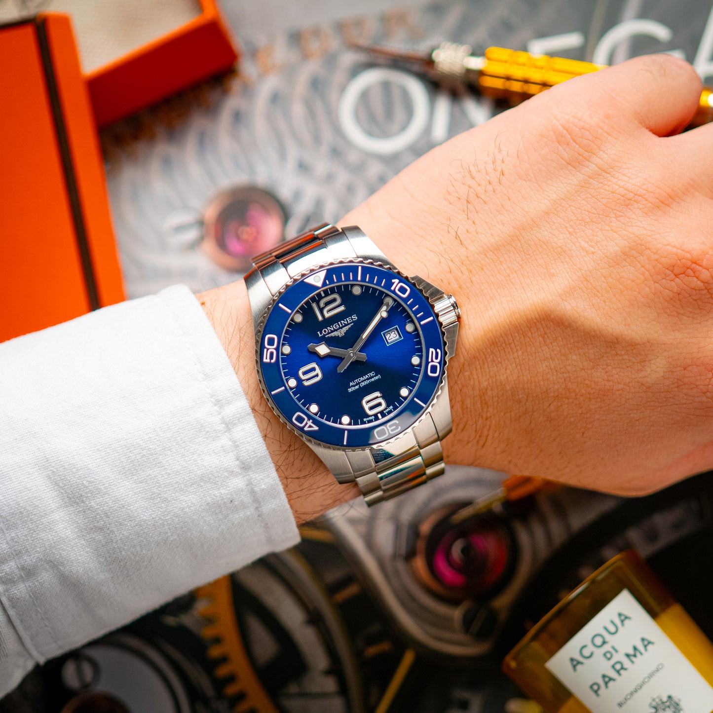 Longines HydroConquest Automatic Ceramic Blue Dial 43mm