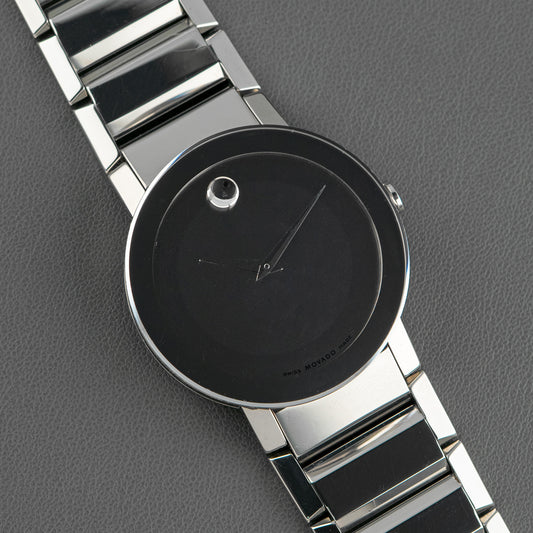 Movado Museum Sapphire Quartz Black Dial 40mm