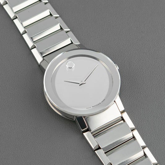 Movado Museum Sapphire Quartz Black Dial 40mm