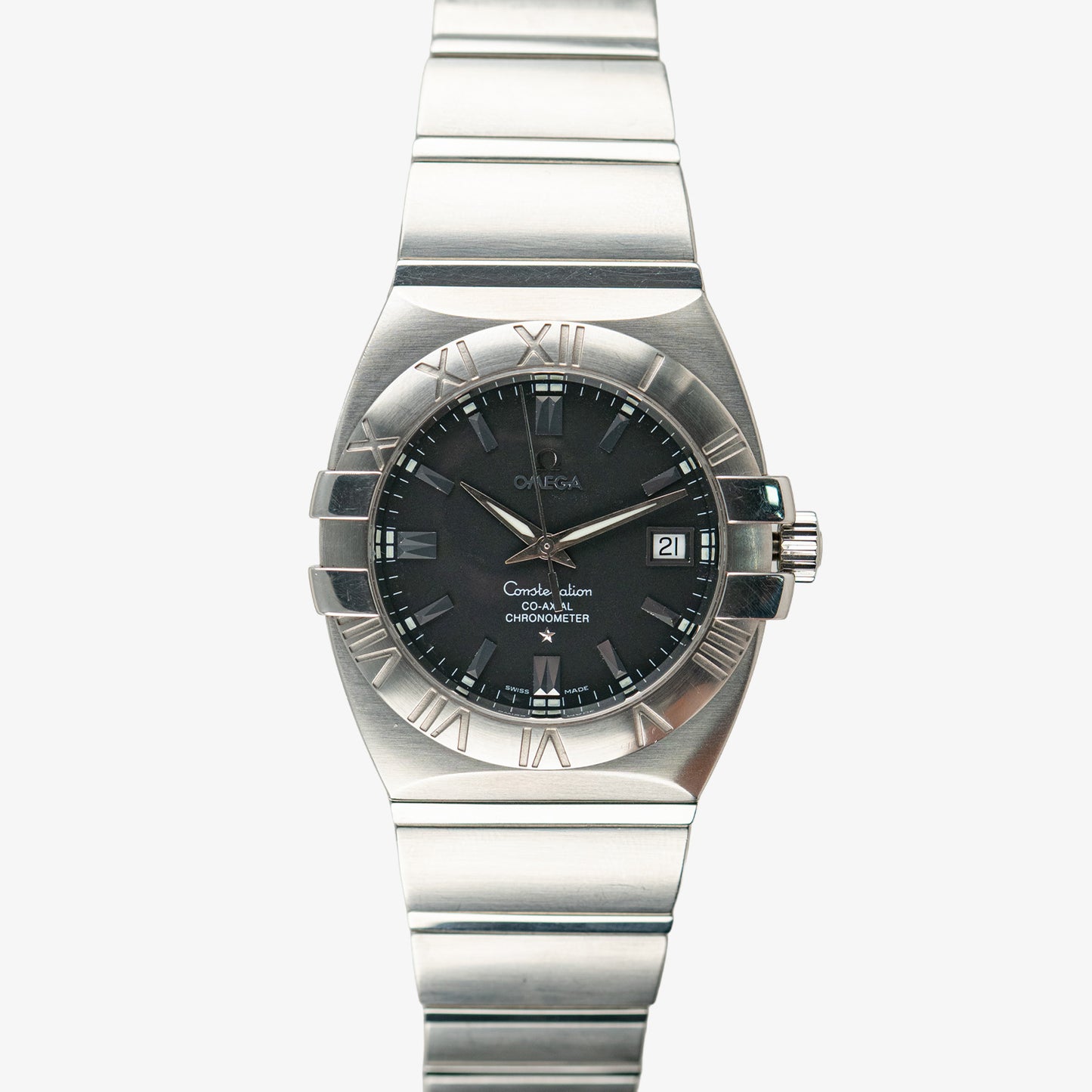 Omega Constellation Automatic Steel Black Dial 38mm