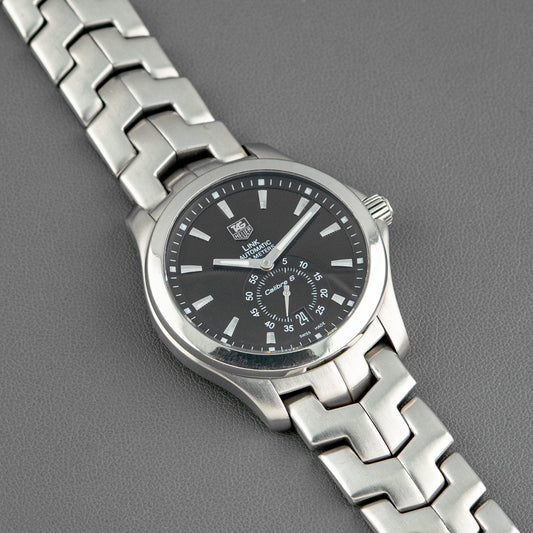 TAG Heuer Link Calibre 6 Steel Black Automatic 39mm