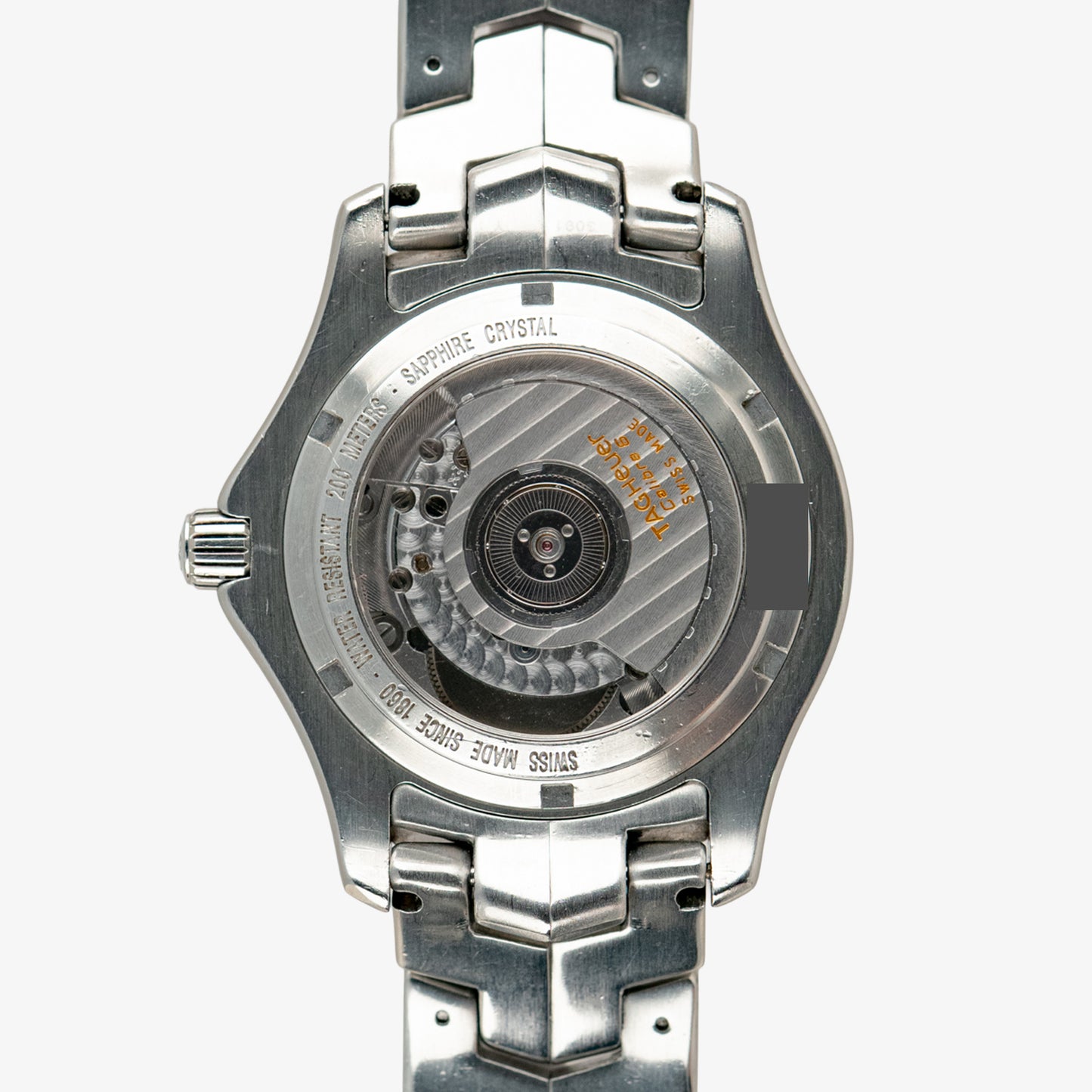 TAG Heuer Link Calibre 6 Steel Black Automatic 39mm