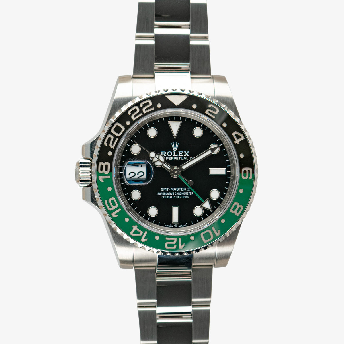 Rolex GMT-Master II "Sprite" GMT Automatic Black Dial 40mm