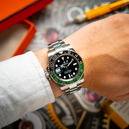 Rolex GMT-Master II "Sprite" GMT Automatic Black Dial 40mm