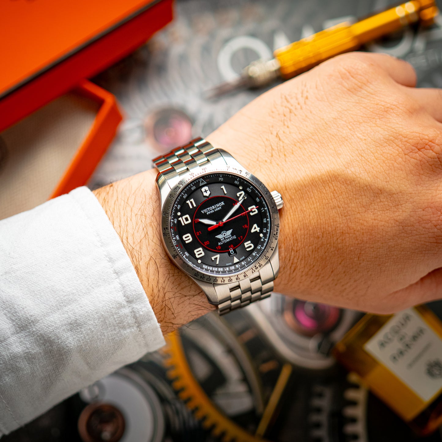 Victorinox Airboss Air Force Automatic Black Dial 42mm