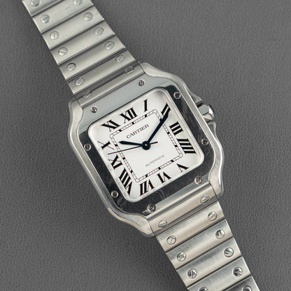 Cartier Santos Medium Automatic Silver Dial 35mm