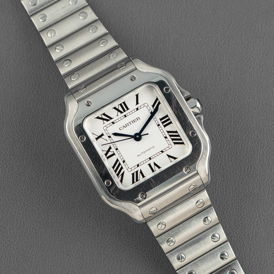 Cartier Santos Medium Automatic Silver Dial 35mm