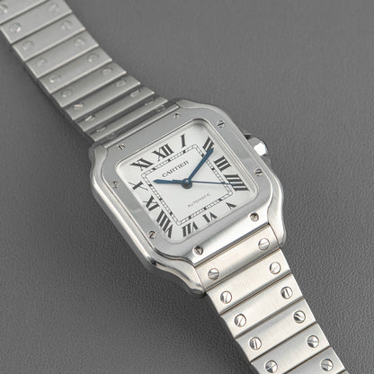 Cartier Santos Medium Automatic Silver Dial 35mm